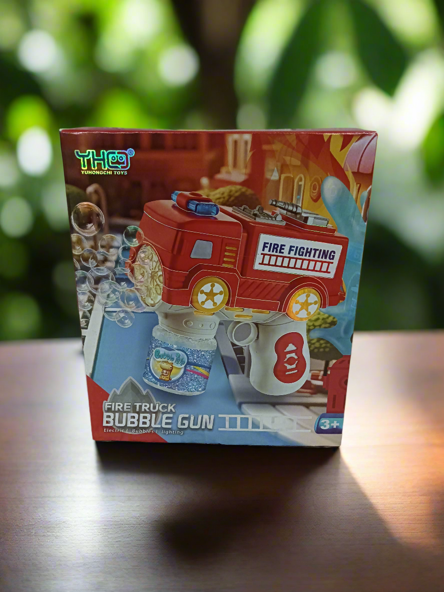 Fire Truck Bubble Gun
